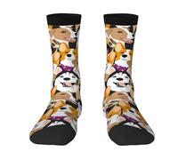 Calzini Cani Di Diverse Razze Si Vestono Morbide Socks Casual Elasticizzato Calze Per Calcio Running Donna