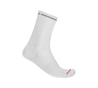 Calzini Castelli Premio Evo 18 Bianco, Taglia XXL