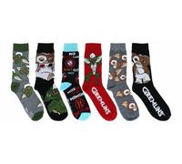 Calzini Casual Crew Gremlins Gizmo Per Adulti, Confezione Da 6, Taglia 6-12
