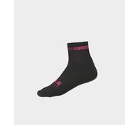 Calzini ciclimo Q-SKIN 12cm ALE' LOGO nero-rosa fluo