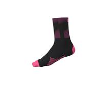 Calzini ciclimo Q-SKIN 16cm ALE' SPRINT rosa fluo