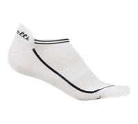 Castelli - Women's Invisibile Sock - Calze da ciclismo Unisex L/XL | EU 39|41 bianco/grigio