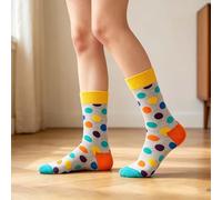 Calzini colorati con motivi divertenti, design folle, regalo per uomo e donna