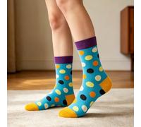 Calzini colorati con motivi divertenti, design folle, regalo per uomo e donna