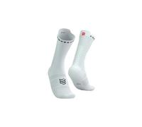 Compressport pro racing socks v4 0 bike white black