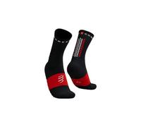 Calzini compressport ultra trail socks v2 0 hight nero rosso