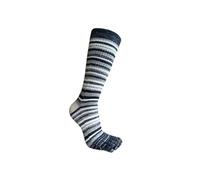 Calzini Con Dita Separate 3 paia di calzini sportivi da uomo a compressione calzini lunghi in cotone a righe colorate fitness da trekking all'aria aperta sotto il ginocchio calzini a 5 dita Donna Calz