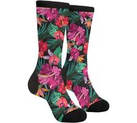 Calzini con latte di mucca, calzini divertenti per uomo e donna, Fiore, Taglia unica