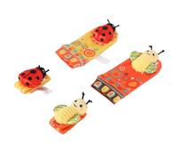 Calzini con Sonagli da Polso per Animali, i Piedi delle Mani del Bambino Sonaglino Carta Sonora Dai Colori Vivaci e Divertenti, Carina, Portatile, Morbida e Squisita per la Casa
