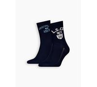 Calzini corte Levi's® con stampa Confezione da 2 Blu / Blue Combo levi > accessories > men