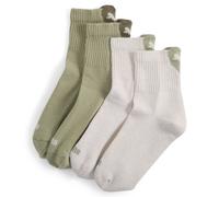Calzini corti PUMA Heart in confezione doppia da donna, Verde Combo, 39-42 39-42
