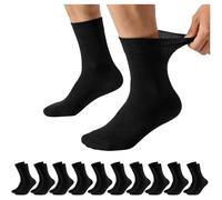 Calzini cotone uomo, pack 6/10 paia, elastic and traspiranti, nero, navy, gri...