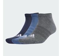 adidas Unisex - Adulto Cushioned Low-Cut Socks 3 Pairs, legend ink/preloved ink/dark grey heather, 48-51