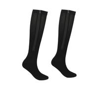 Calzini da corsa a compressione con cerniera Leggings a pressione ad alta elasticità assorbenti del sudore colore puro unisex