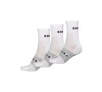 Endura Calzini da corsa CoolMax Race – confezione da 3 paia – Uomo, Bianco, L