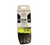 Calzini Da Corsa Run Feel Neri E Gialli Taglia 42-43