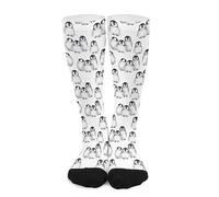 Calzini Da Donna Cute Baby Penguins Winter Animals Calzini Abbigliamento Casuale Classici Calze Per Attività Sportiva, Per Ciclismo, Estive, Amico, 50cm