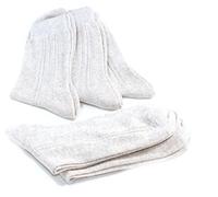 Calzini da donna in lino biologico traspirante sottile, Grigio, non tint, M