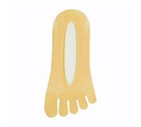 Calzini da donna in nylon traspirante con dita divise, con impugnature in silicone, ultra sottili, invisibili, a taglio basso, per appartamenti/mocassini (a partire da 20 unità in vendita), Complexion