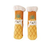 Calzini da donna in velluto agnello autunno e inverno casa Plus velluto spesso pavimento calze grandi calze a rete, J, Taglia unica