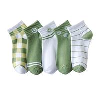 Calzini da donna pantofole moda fresco modello calzini estivi calzini comodi pantofole nemico donna, Verde menta, Taglia unica