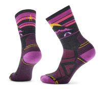 Calzini da donna Smartwool W Hike Light Cushion Mountain Moon Crew Dimensioni dei calzini: 38-41 / Colore: nero/rosa