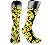 Calzini Da Donna Sorry I Can'T I Have Softball Vestito Calzini Comode Moda Calze Running, Per Tempo Libero, Camminata, Estive, 40cm