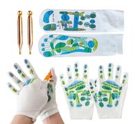 Calzini da massaggio per i piedi, guanti rilassanti - Calze da massaggio per il massaggio dei piedi, per mattina e sera dopo il lavoro dopo l'allenamento per i viaggi nei fine settimana e