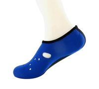 Calzini da nuoto leggeri con suole rinforzate per attività di nuoto sorgenti termali a piedi antiscivolo design antiscivolo calzini termici multicolore per snorkeling, Blu, XXL