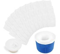 Calzini da Skimmer per Piscina, 30 Pezzi Calze per Skimmer Piscina Filtro Skimmer Piscina Riutilizzabile, Elastico Calzini Skimmer Piscina Nylon in Rete Ultra Fine per Filtrare Foglie Capelli Insetti