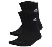 adidas Unisex - Adulto Cushioned Sportswear Crew Socks 6 Pairs, Black / White, 8.5-10