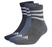 Calzini da tennis Adidas Cushioned Sportswear Mid-Cut 3P - legend ink/preloved ink/dark grey heather - Multicolore (31-33)