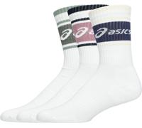 Calzini da tennis Asics Logo Crew 3P - monument blue/indigo fog/rubble red - Bianco (39-42)