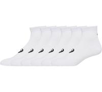Asics quarter socks x6 white unisex
