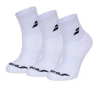 Calzini da tennis Babolat Quarter 3 Pairs Pack Socks - Bianco (39-42)