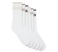 Calzini da tennis BOSS QS Stripe 6P Socks - open miscellaneous - Bianco (43-46)