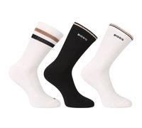 Calzini da tennis BOSS Ribbed Iconic 3P - white/black - Multicolore (39-42)