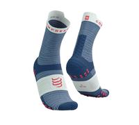 Calzini da tennis Compressport Pro Racing v4.0 Run High 1P - blues/sugar - Blu (39-41)