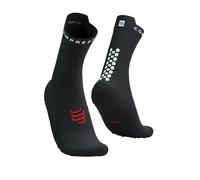 Calze Compressport Pro Racing v4.0 Run High nero bianco rosso - T1