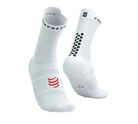 Compressport - Pro Racing Socks V4.0 Run High - Calze da running T4 - EU: 45-48 grigio
