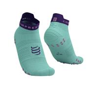 Calzini da tennis Compressport Pro Racing v4.0 Run Low 1P - Turchese (35-38)