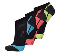 Calzini da tennis Fila Calza Invisible Socks 3P - shock black/multicolor - Nero (39-42)