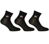 Calzini da tennis Fila Quarter Plain Socks Mercerized Cotton - 3P black - Nero (39-42)
