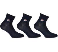 Calzini da tennis Fila Quarter Plain Socks Mercerized Cotton 3P - Blu (35-38)