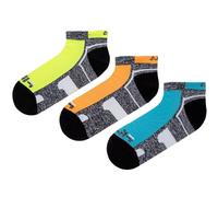 Calzini da tennis Fila Unisex Invisible Mutltisport Socks 3P - shock black/multicolor - Multicolore (39-42)