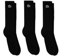 Lacoste - Confezione da 3 paia di calzini sportivi neri-Nero 10-12