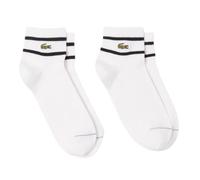 Calzini da tennis Lacoste Striped 2P - white - Bianco (43-46)