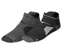 Calzini da tennis Mizuno Active Training Mid 2P - black/grey - Nero (38-40)