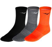 Calzini da tennis Mizuno DryLite Training 3P - black/melange/soleil - Multicolore (38-40)