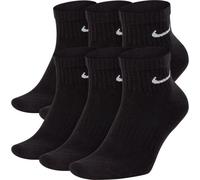 Calze da training alla caviglia Nike Everyday Cushioned (6 paia) - Nero 46-50